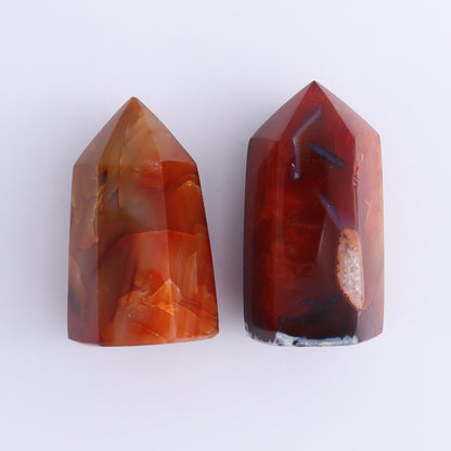 Carnelian Towers Set of 12 - Expert Wholesale and Supplier of Wholesale Crystals & Bulk Gemstones, ["carnelian","Madagascar","Towers"]
