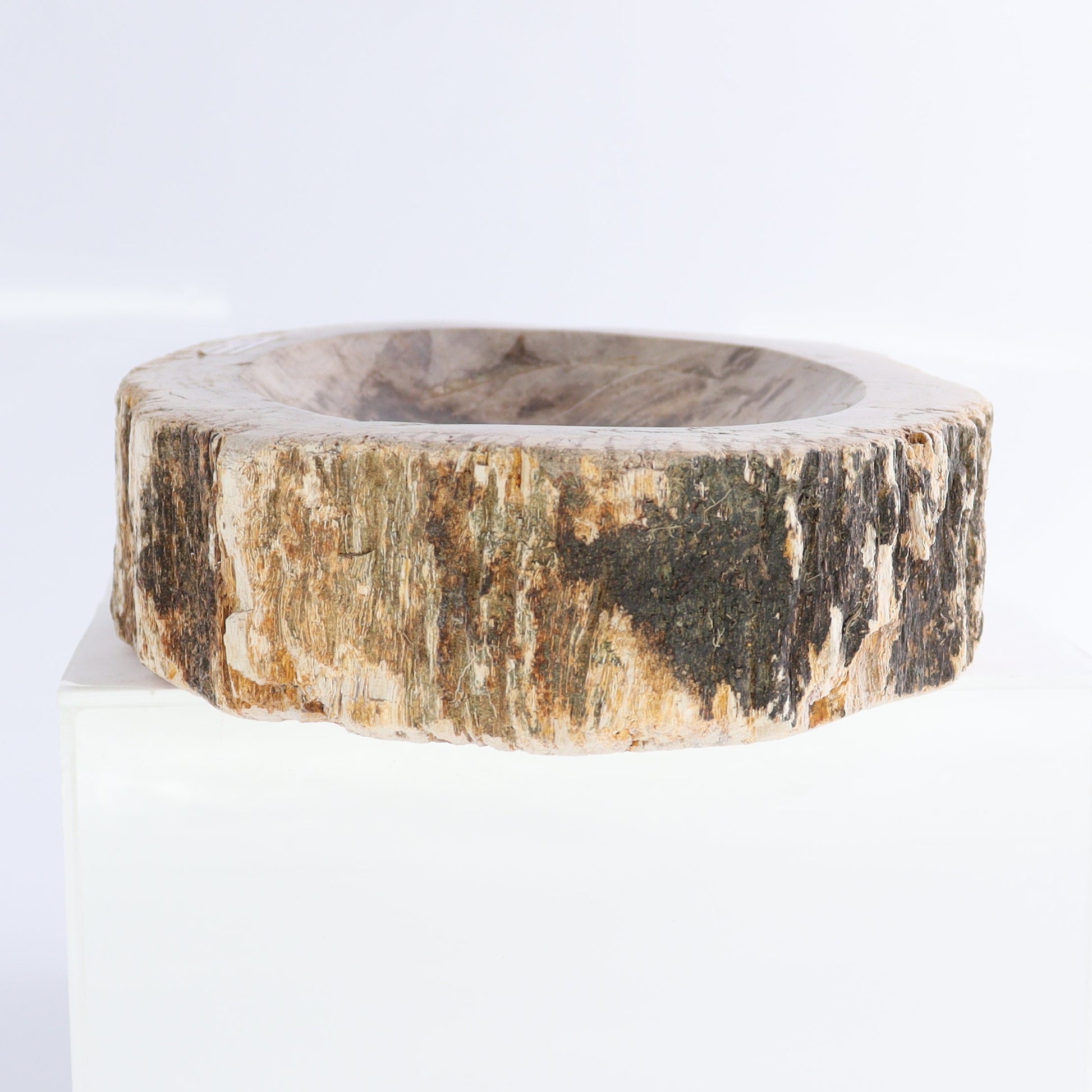 Petrified Wood Bowls Set of 2 - Expert Wholesale and Supplier of Wholesale Crystals & Bulk Gemstones, ["Bowls","Indonesia","Petrified Wood"]