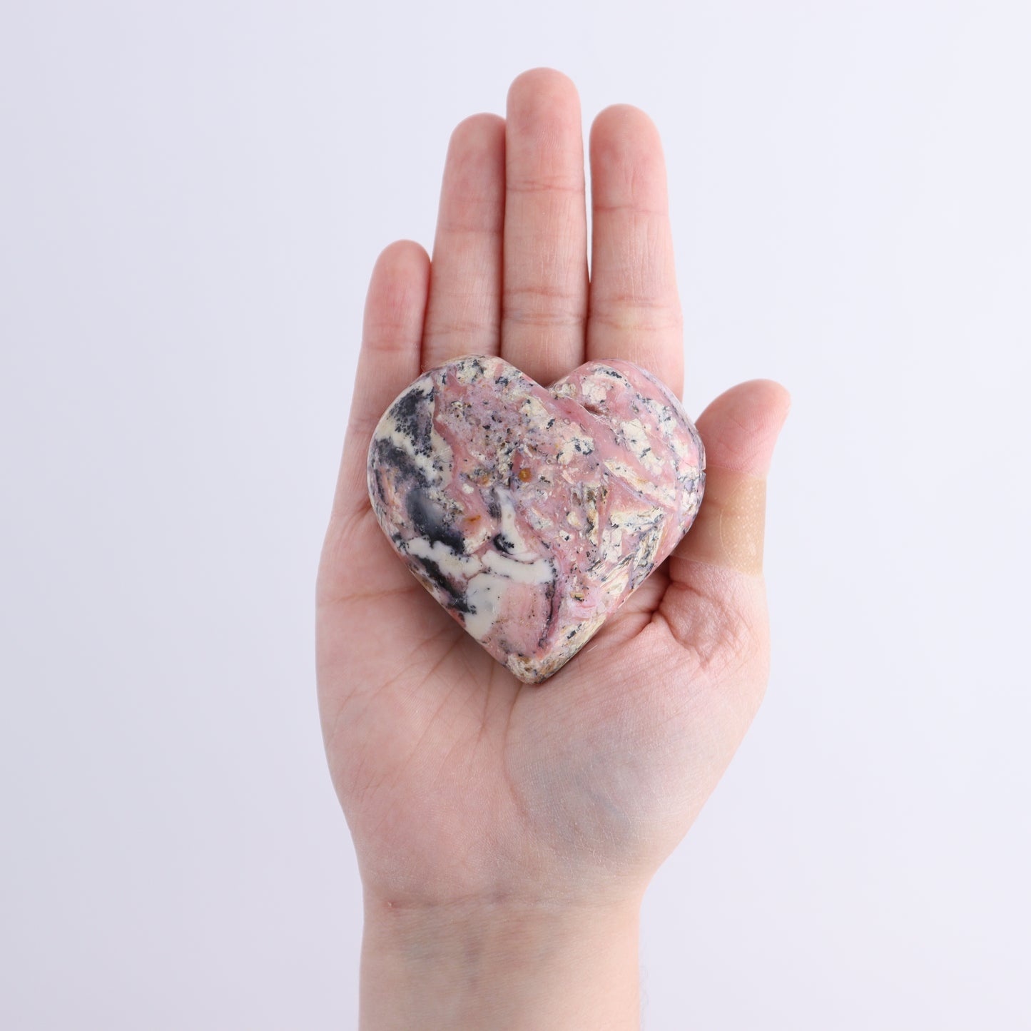 Rhodonite Hearts Set of 12 - Expert Wholesale and Supplier of Wholesale Crystals & Bulk Gemstones, ["Hearts","Peru","Rhodonite"]