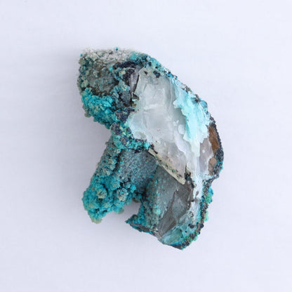 Chrysocolla on Quartz Roughs Set of 6