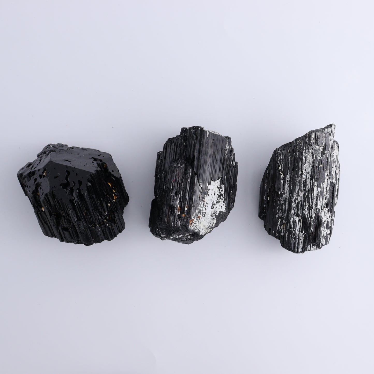 Black Tourmaline Roughs Set of 6 - Expert Wholesale and Supplier of Wholesale Crystals & Bulk Gemstones, ["Black Tourmaline","Madagascar","Rough","Tourmaline"]