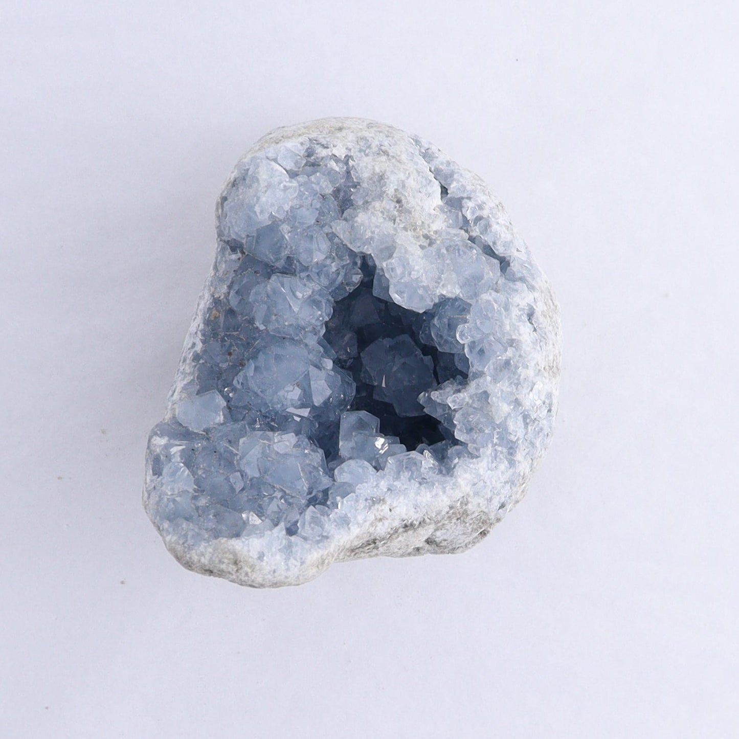 Celestite Clusters Set of 4