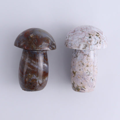 Ocean Jasper Mushrooms Set of 7 - Expert Wholesale and Supplier of Wholesale Crystals & Bulk Gemstones, ["jasper","Madagascar","Mushrooms","Ocean Jasper"]