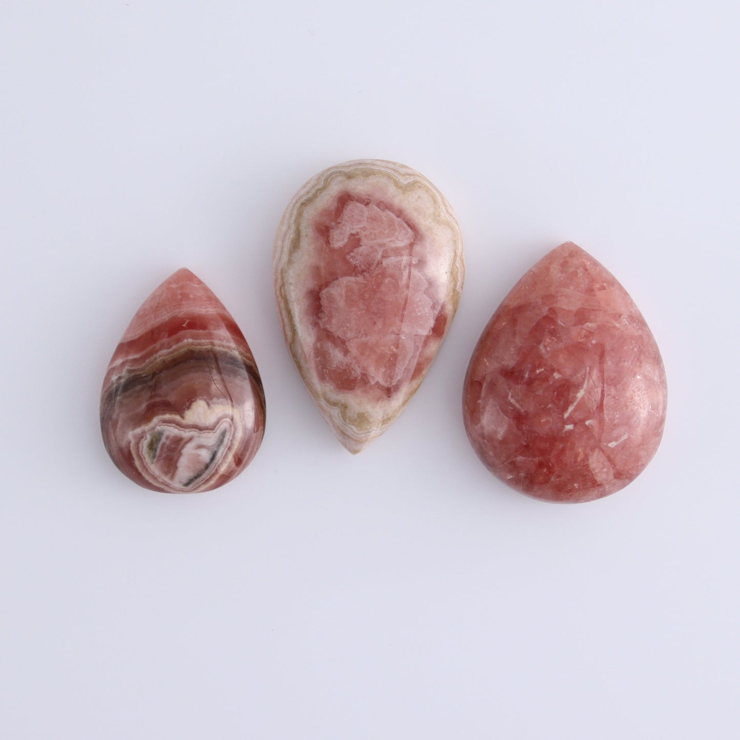 Rhodochrosite Cabs Set of 6 - Expert Wholesale and Supplier of Wholesale Crystals & Bulk Gemstones, ["Argentina","Cabs","Rhodochrosite"]