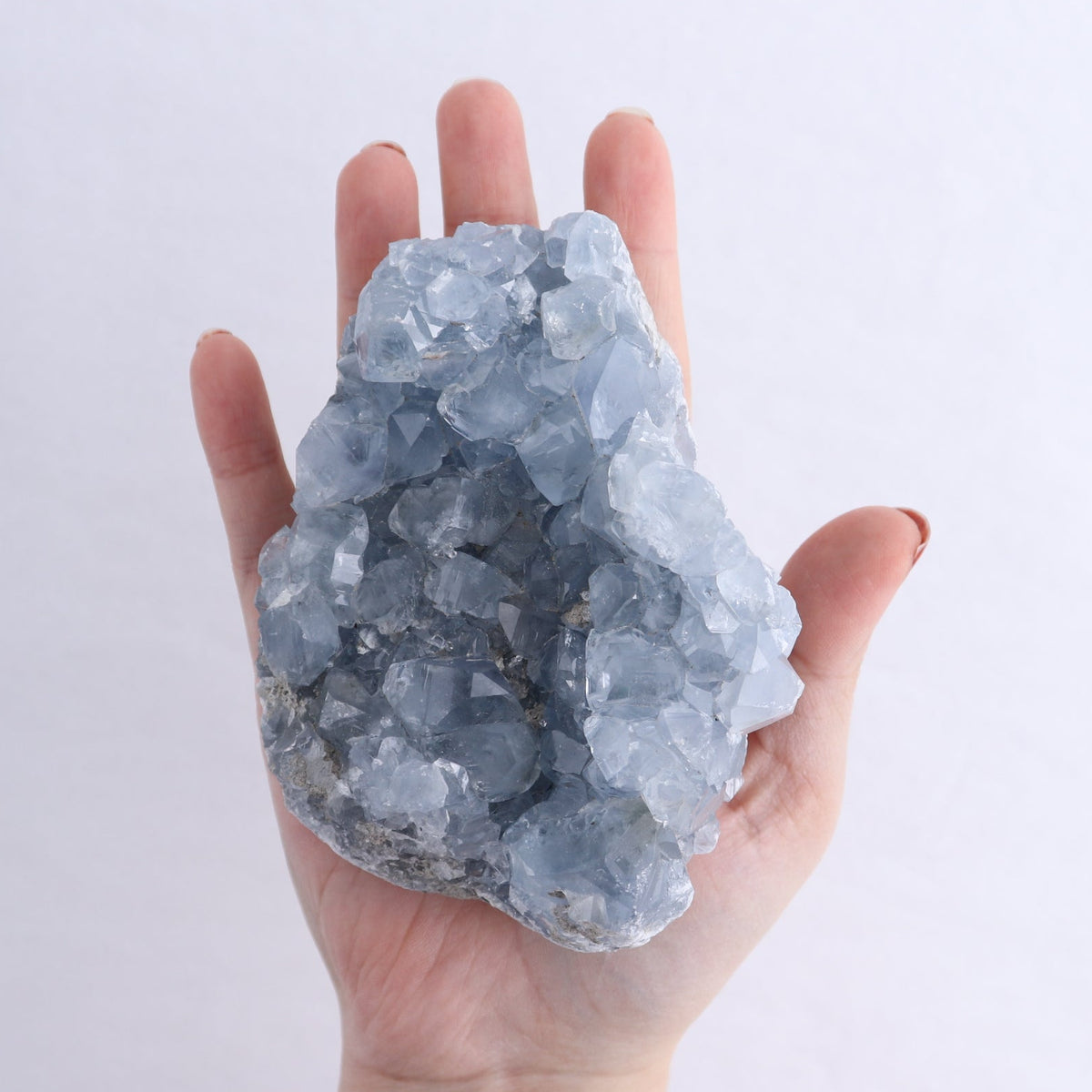 Celestite Clusters Set of 2