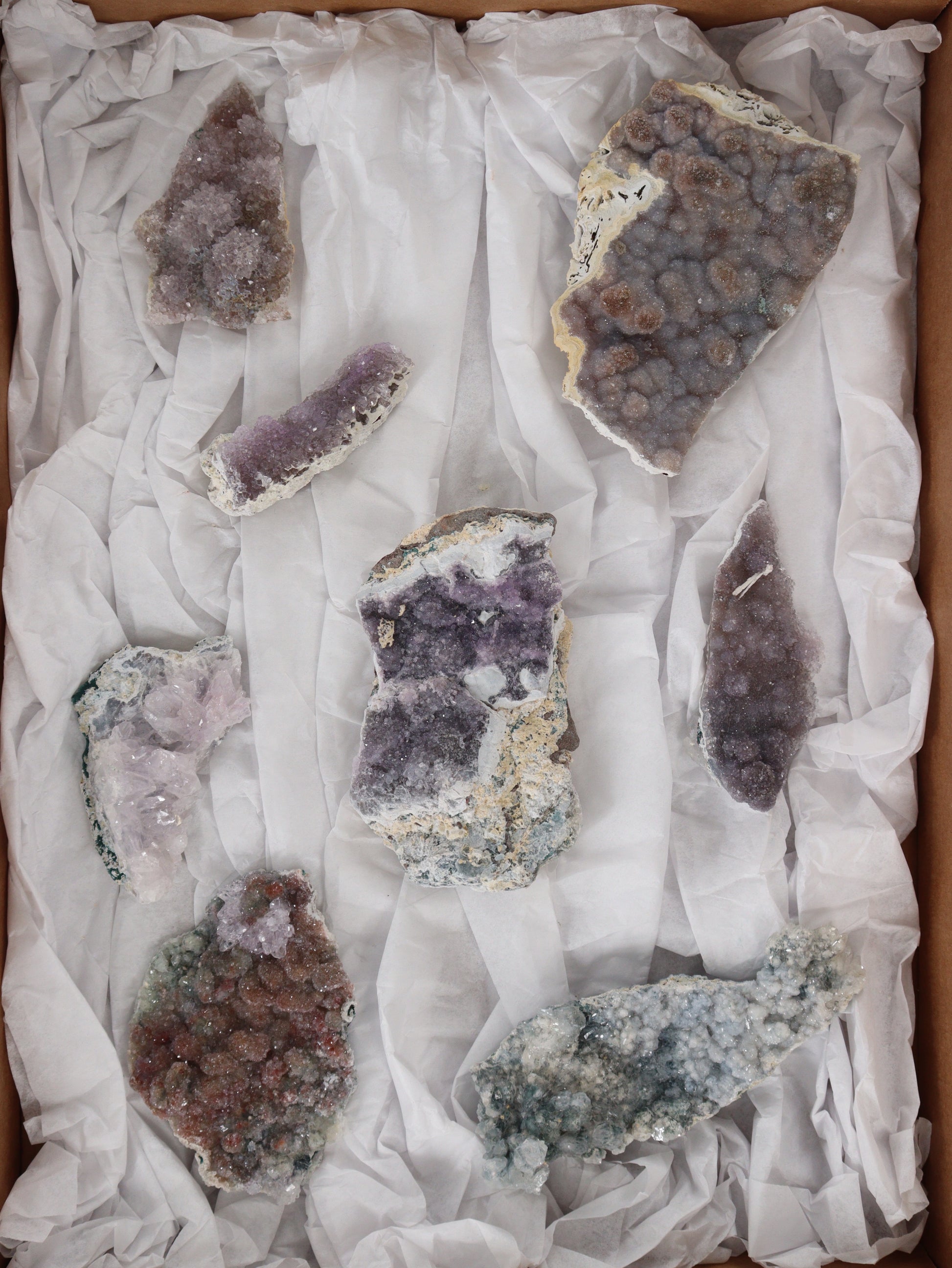 Amethyst Flower Set of 5 - Expert Wholesale and Supplier of Wholesale Crystals & Bulk Gemstones, []