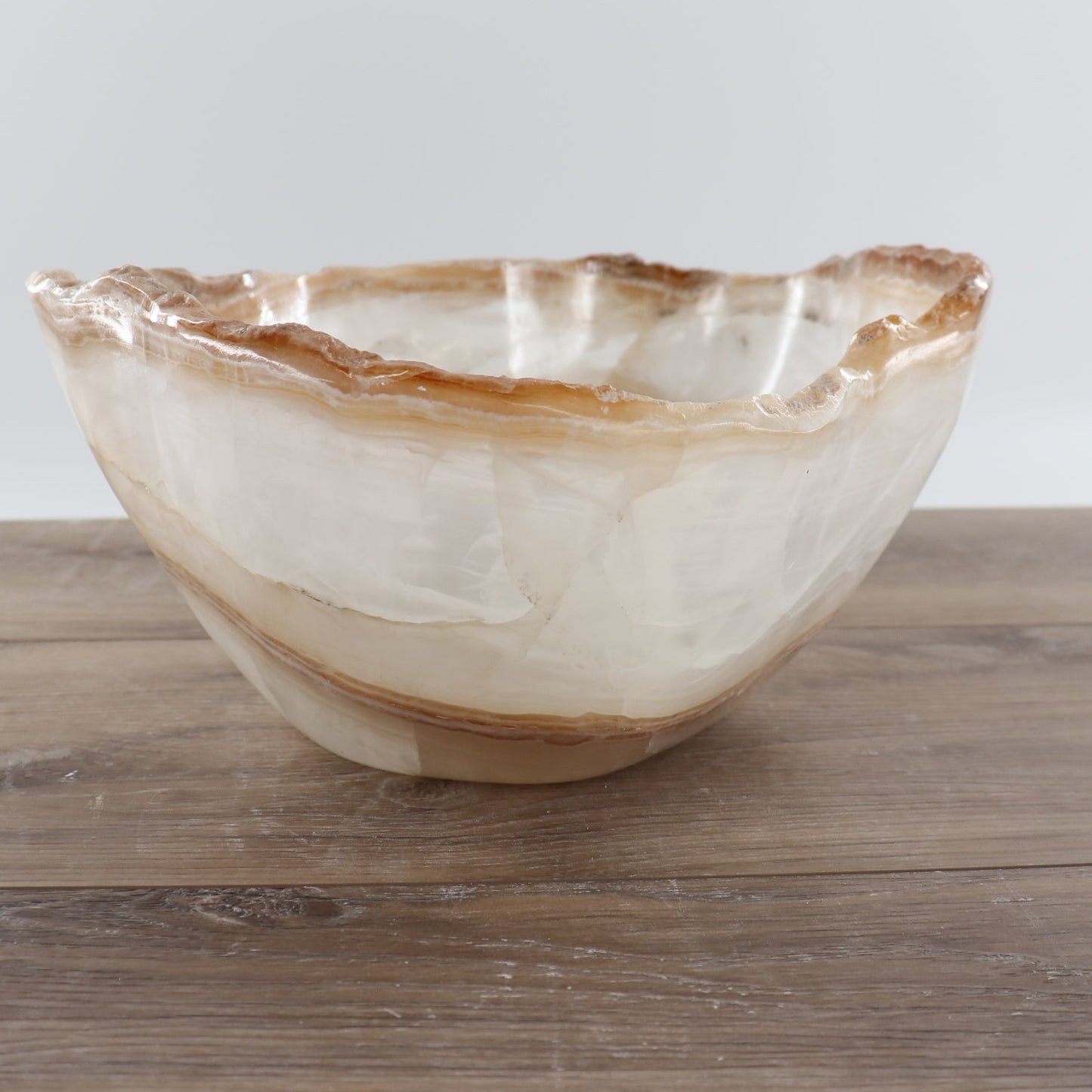 Mexican Onyx/Calcite Bowl 12"