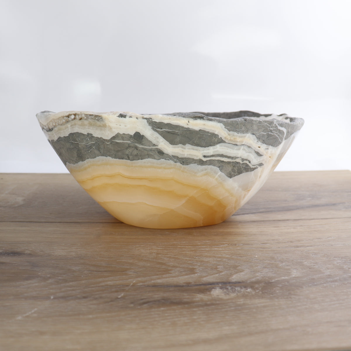Mexican Onyx/Calcite Bowl 10"