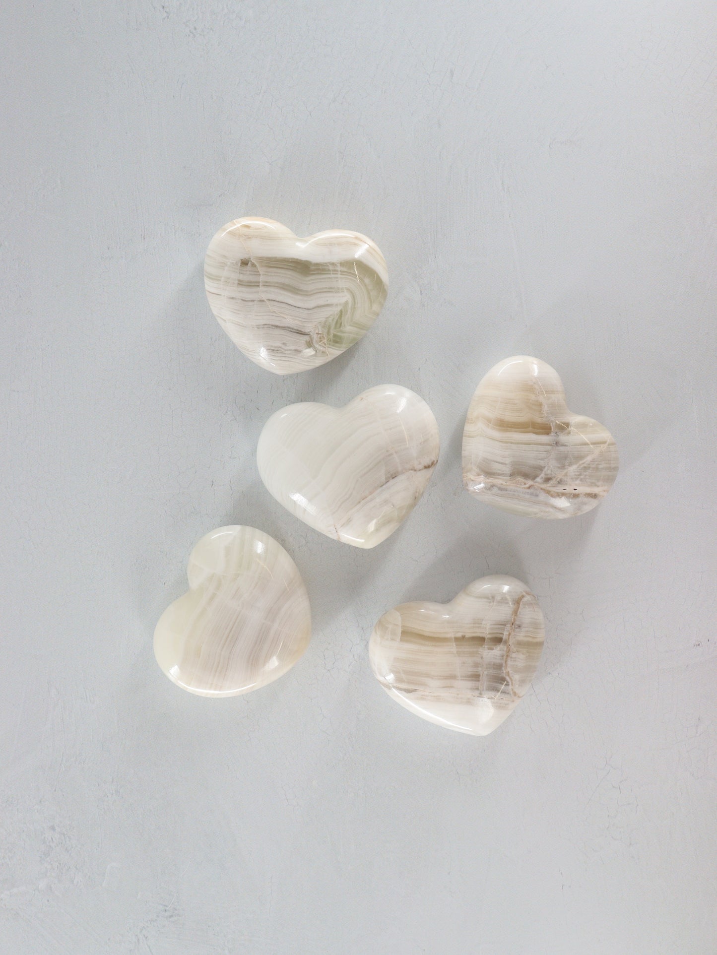 Onyx Hearts Set of 6 - Expert Wholesale and Supplier of Wholesale Crystals & Bulk Gemstones, []