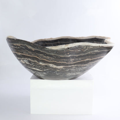 Mexican Onyx/Calcite Bowl 13"