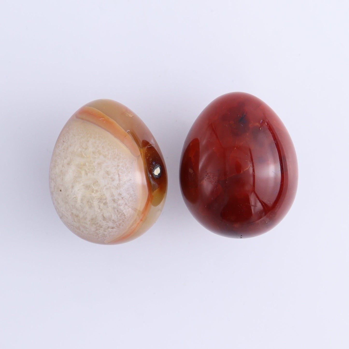 Carnelian Eggs Set of 12 - Expert Wholesale and Supplier of Wholesale Crystals & Bulk Gemstones, ["carnelian","Eggs","Madagascar"]