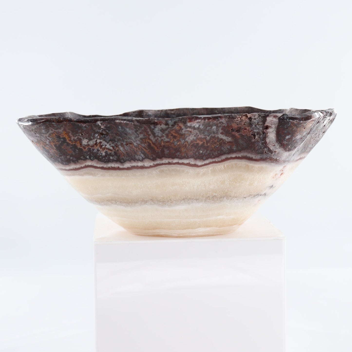 Mexican Onyx/Calcite Bowl 15"