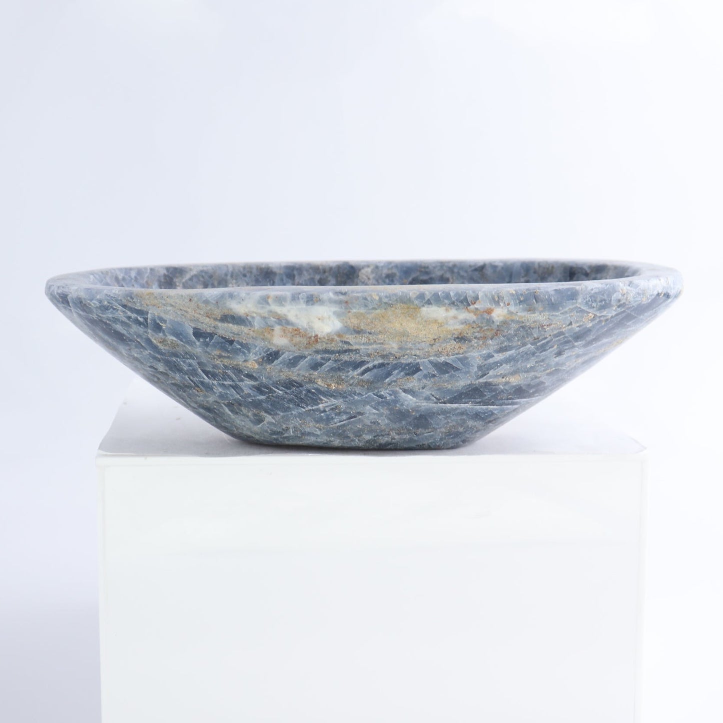 Blue Calcite Bowls Set of 2
