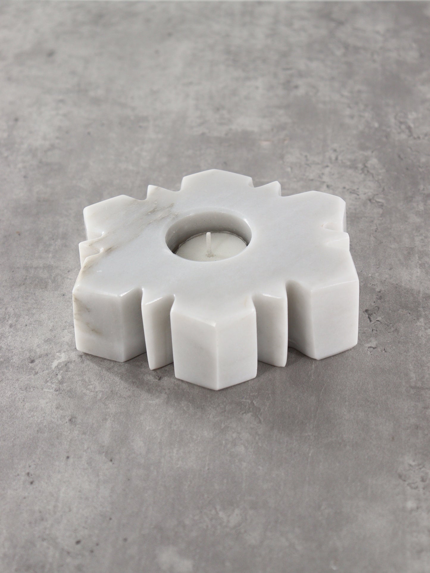 Marble Snowflake Candle Holders Set of 5 - Expert Wholesale and Supplier of Wholesale Crystals & Bulk Gemstones, []