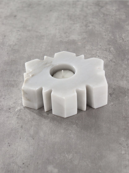 Marble Snowflake Candle Holders Set of 5 - Expert Wholesale and Supplier of Wholesale Crystals & Bulk Gemstones, []