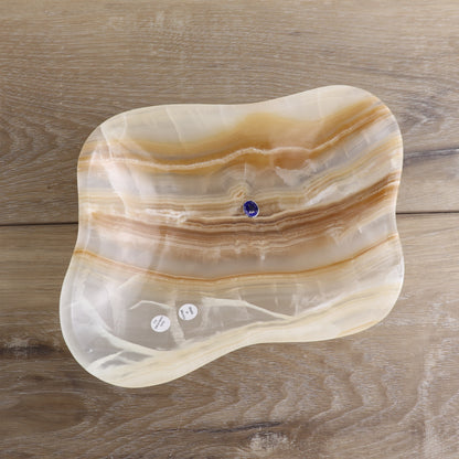 Mexican Onyx/Calcite Bowl 9"