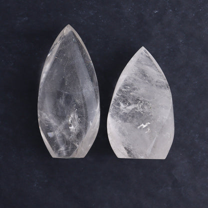 Imperfect Clear Quartz Flames Set of 6 - Expert Wholesale and Supplier of Wholesale Crystals & Bulk Gemstones, ["Brazil","Clear Quartz","flames","Quartz"]