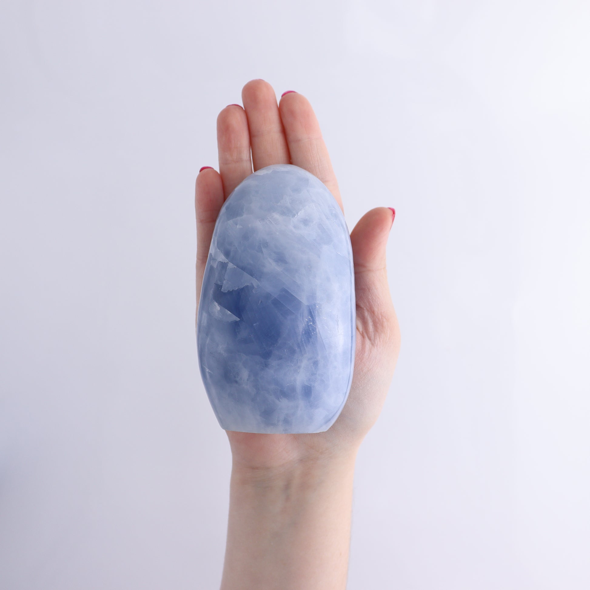 Blue Calcite Set of 3 - Expert Wholesale and Supplier of Wholesale Crystals & Bulk Gemstones, ["Blue Calcite","Calcite","Freeform","Madagascar"]