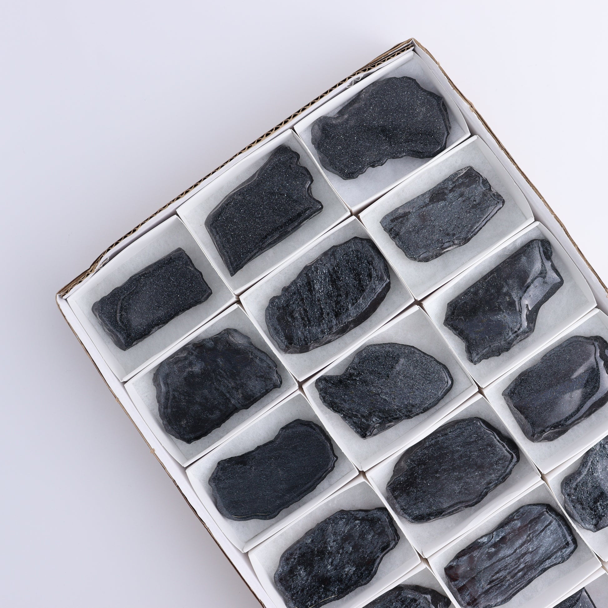 Specularite Flat of 18 - Expert Wholesale and Supplier of Wholesale Crystals & Bulk Gemstones, ["flat","Flats","Specularite","United States"]