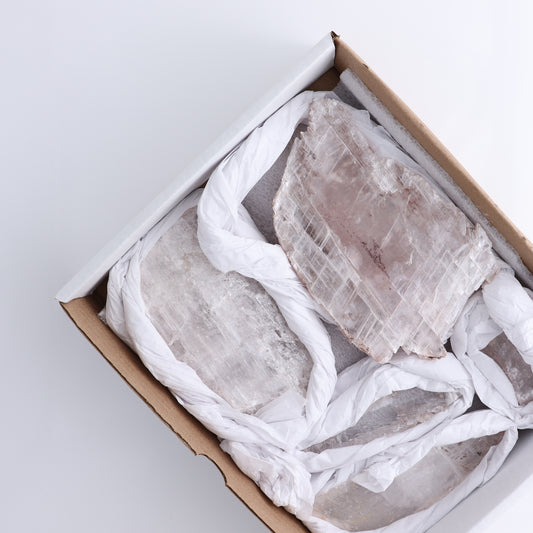 Selenite Slices Set of 5