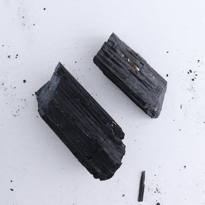 Black Tourmaline Log Set of 8