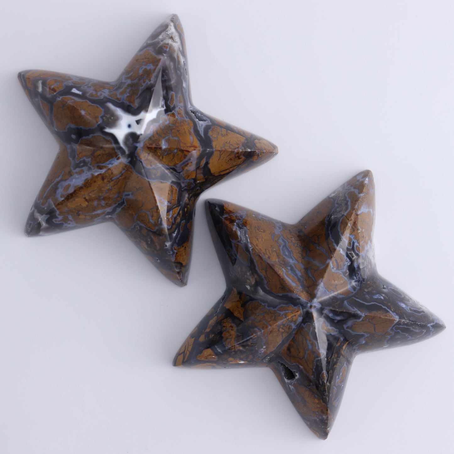 Brecciated Jasper Mixed Carvings Set of 6 - Expert Wholesale and Supplier of Wholesale Crystals & Bulk Gemstones, ["Brecciated Jasper","Hearts","Indonesia","Mermaid Tail","Mushrooms","stars"]