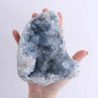 Celestite Clusters Set of 2