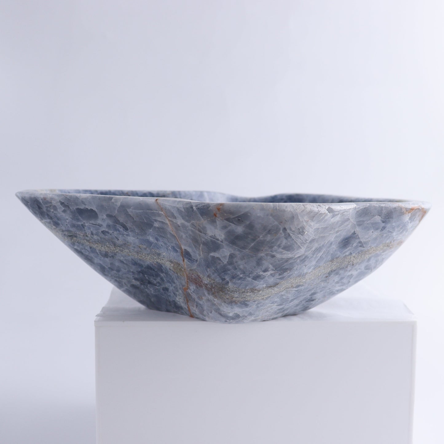 Blue Calcite Bowl - Expert Wholesale and Supplier of Wholesale Crystals & Bulk Gemstones, ["Blue Calcite","bowl","Bowls","Calcite","Mexico"]