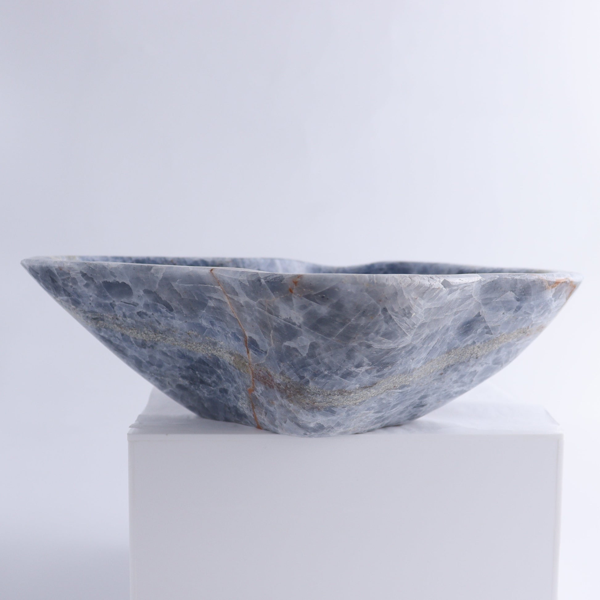 Blue Calcite Bowl - Expert Wholesale and Supplier of Wholesale Crystals & Bulk Gemstones, ["Blue Calcite","bowl","Bowls","Calcite","Mexico"]