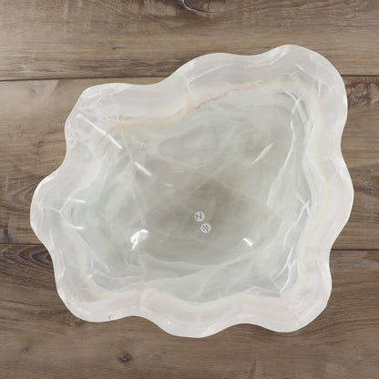 Mexican Onyx/Calcite Bowl 15"