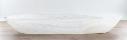Mexican Onyx/Calcite Canoe Bowl - Expert Wholesale and Supplier of Wholesale Crystals & Bulk Gemstones, ["Bowls","Calcite","canoe","Mexico","onyx"]