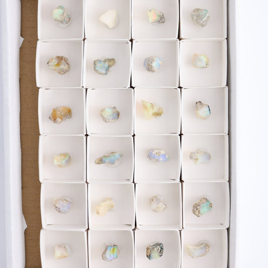 Ethiopian Opal Set of 24 - Expert Wholesale and Supplier of Wholesale Crystals & Bulk Gemstones, ["Ethiopia","ethiopian opal","Opal"]