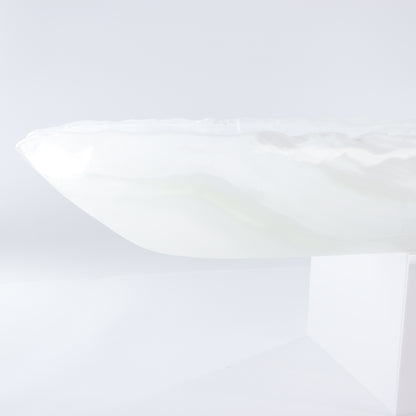 Mexican Onyx/Calcite Canoe Bowl