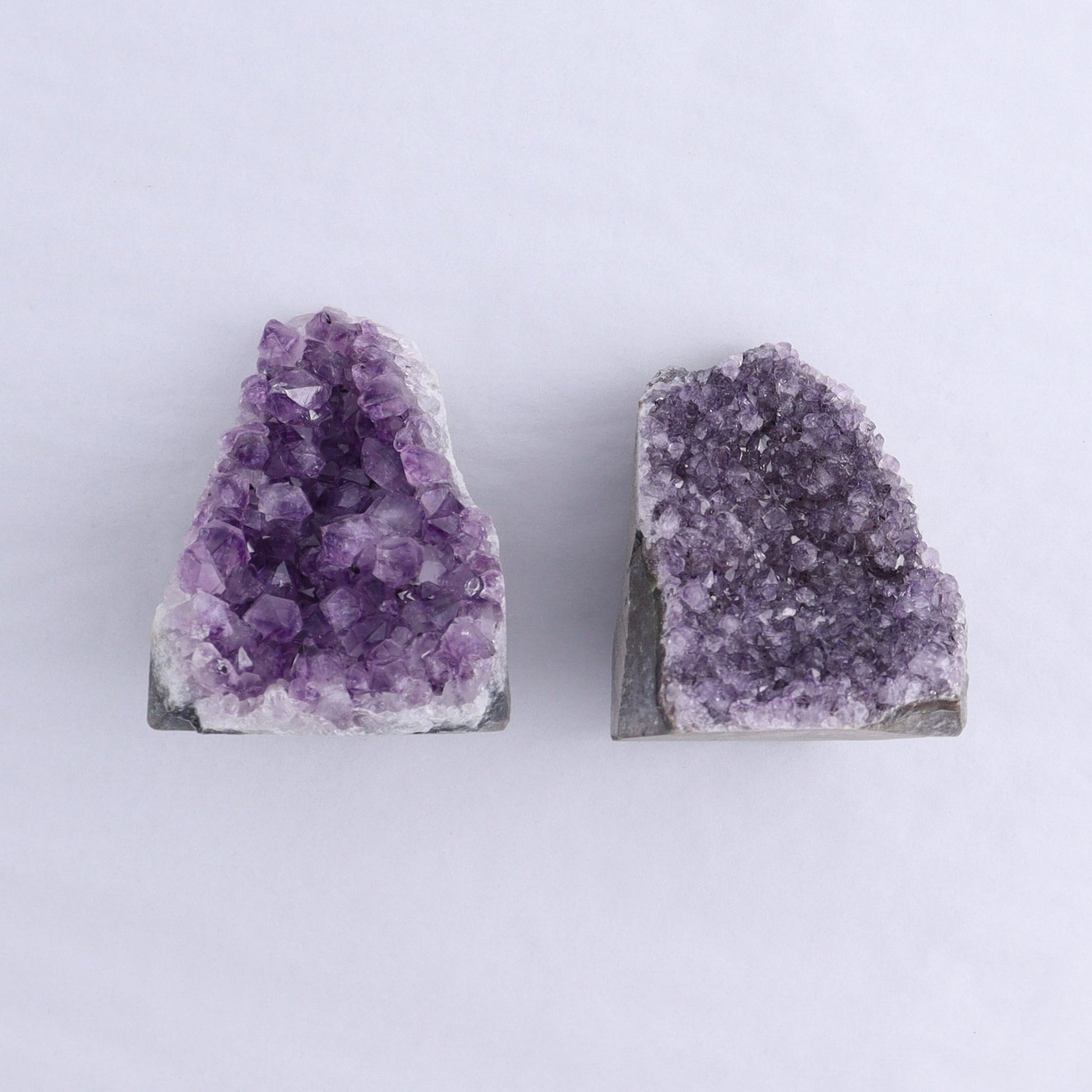 Uruguay Amethyst Cut Base Set of 8 - Expert Wholesale and Supplier of Wholesale Crystals & Bulk Gemstones, ["Amethyst","Cut Base","Uruguay"]
