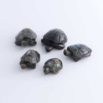 Labradorite Turtles Set of 5