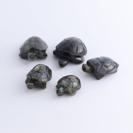 Labradorite Turtles Set of 5
