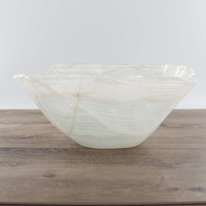 Mexican Onyx/Calcite Bowl 15"