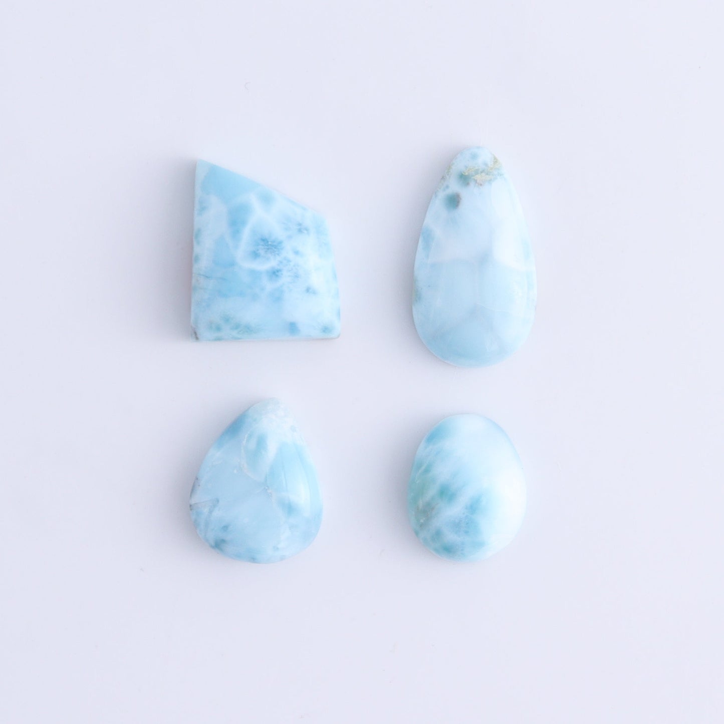 Larmiar Cabs Set of 8 - Expert Wholesale and Supplier of Wholesale Crystals & Bulk Gemstones, ["Cabs","Freeform","Freeforms","Larimar"]