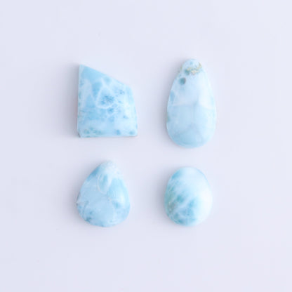 Larmiar Cabs Set of 8 - Expert Wholesale and Supplier of Wholesale Crystals & Bulk Gemstones, ["Cabs","Freeform","Freeforms","Larimar"]