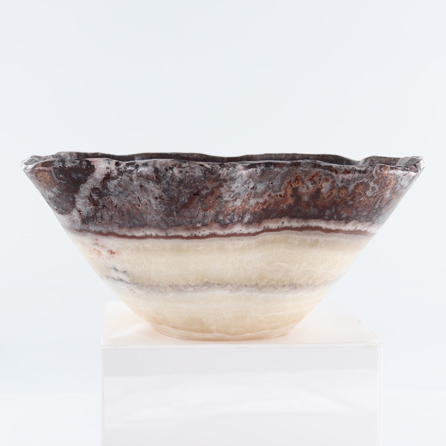 Mexican Onyx/Calcite Bowl 15"