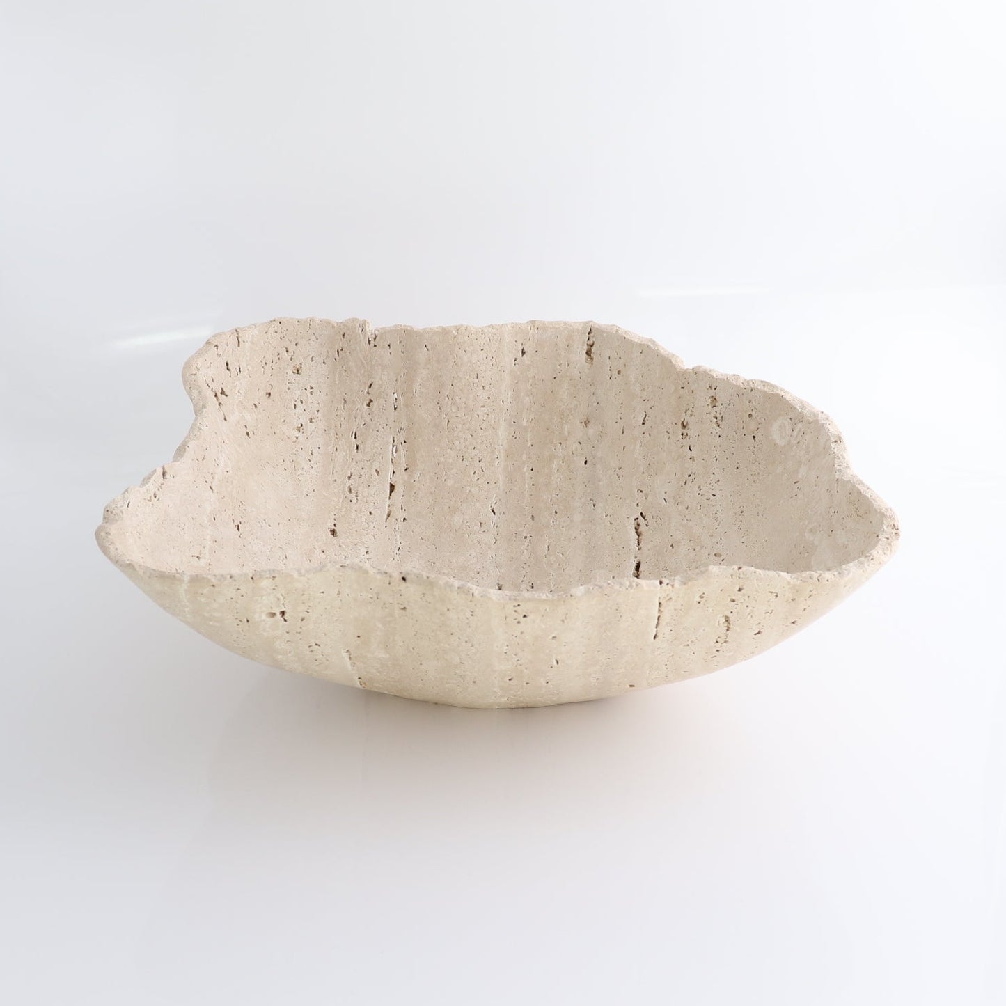 Mexican Travertine Bowl 14"
