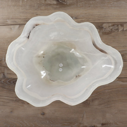 Mexican Onyx/Calcite Bowl 15"