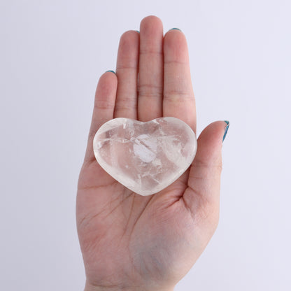 Imperfect Clear Quartz Hearts Set of 12 - Expert Wholesale and Supplier of Wholesale Crystals & Bulk Gemstones, ["Brazil","Clear Quartz","close_50","Hearts","Quartz"]