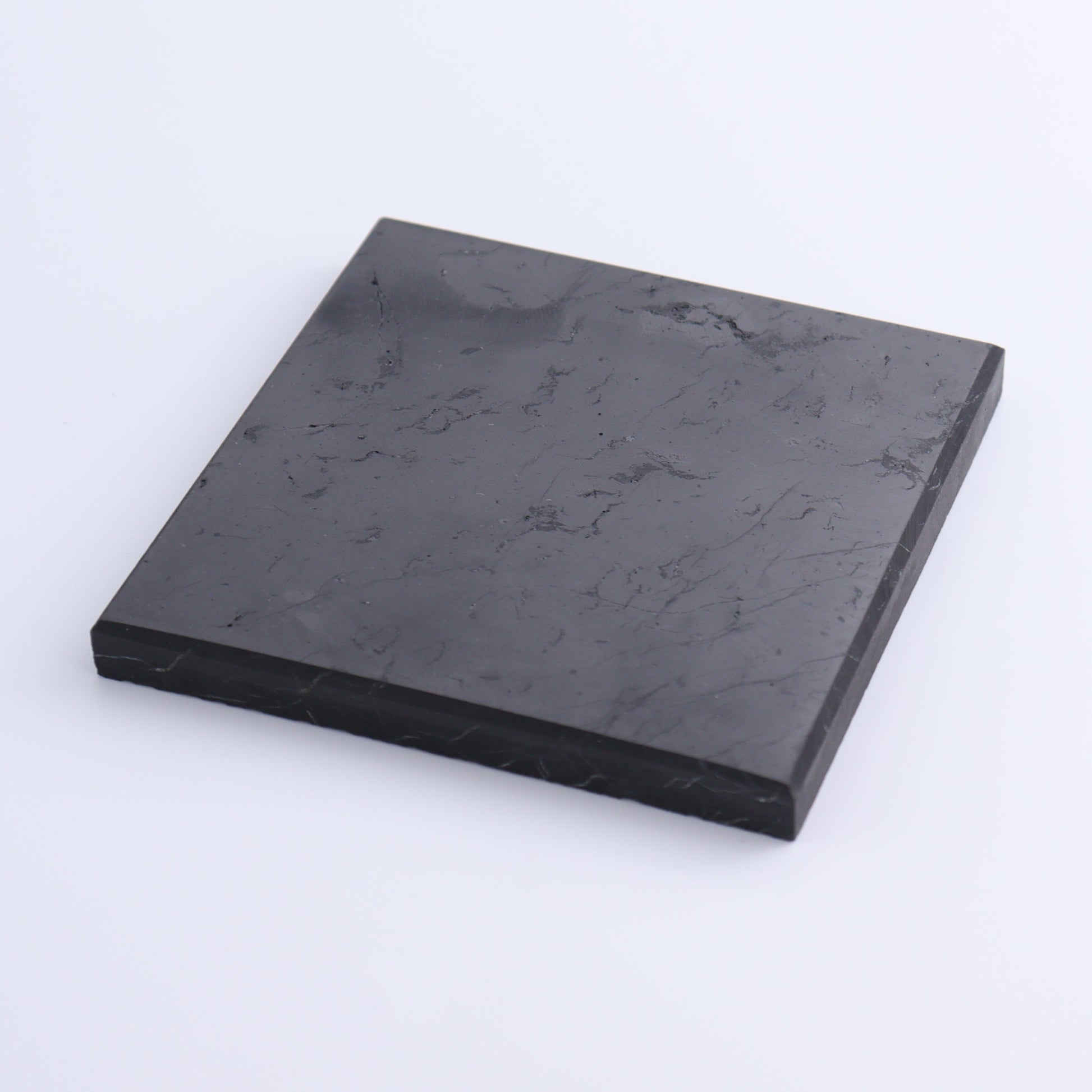 One Shungite Square Charging Plate - Expert Wholesale and Supplier of Wholesale Crystals & Bulk Gemstones, ["plate","Russia","Shungite","Square"]