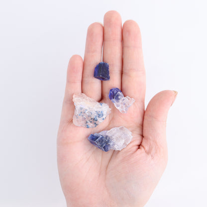 Canadian Blue Halite Rough Set of 9