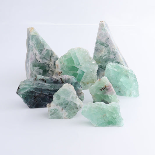 Fluorite Face Polished Set of 8