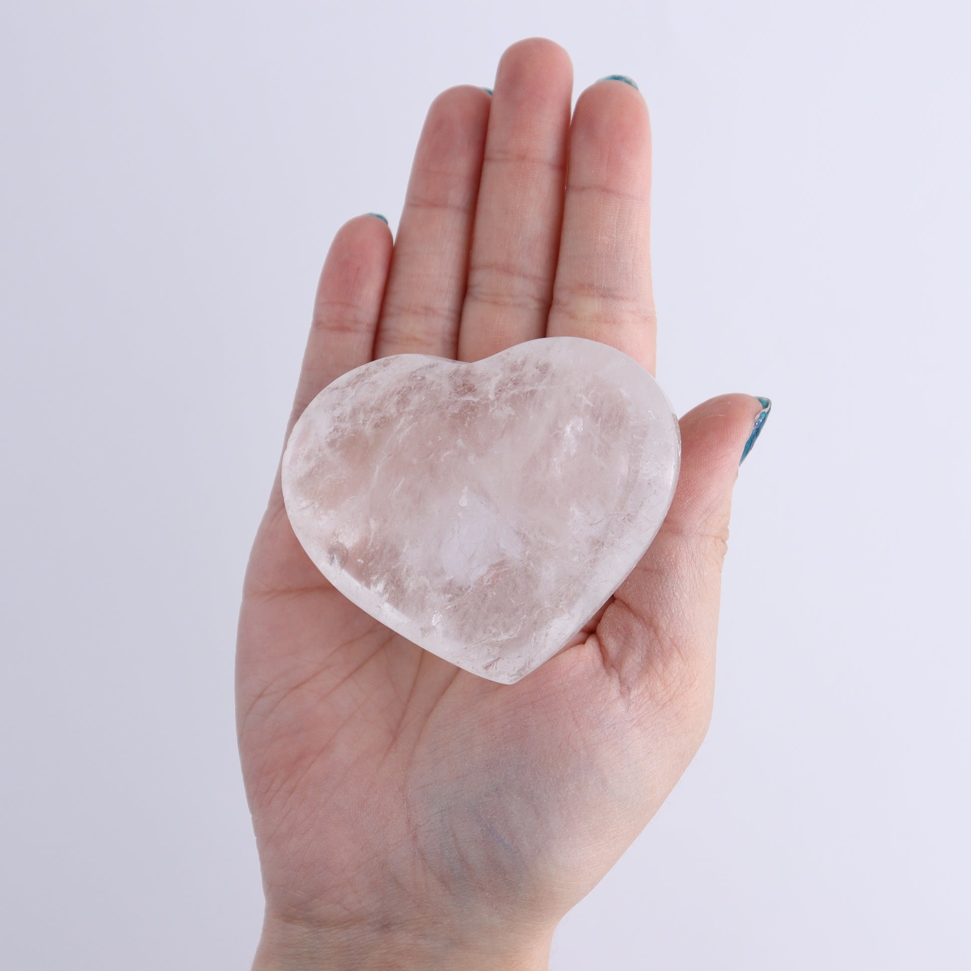 Imperfect Clear Quartz Hearts Set of 12 - Expert Wholesale and Supplier of Wholesale Crystals & Bulk Gemstones, ["Brazil","Clear Quartz","close_50","Hearts","Quartz"]