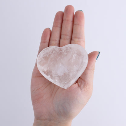 Imperfect Clear Quartz Hearts Set of 12 - Expert Wholesale and Supplier of Wholesale Crystals & Bulk Gemstones, ["Brazil","Clear Quartz","close_50","Hearts","Quartz"]
