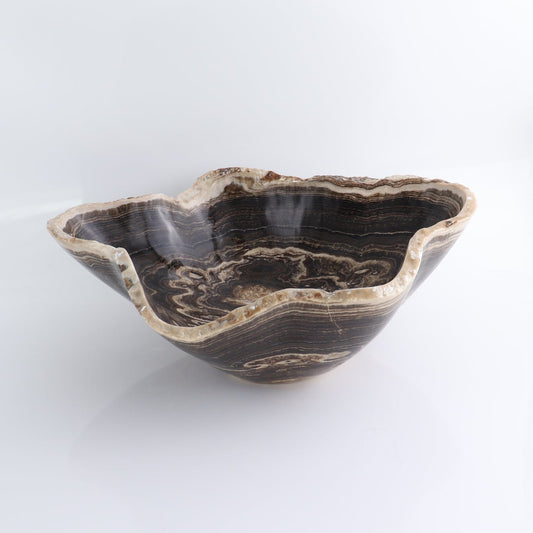 Mexican Onyx/Calcite Bowl 14"
