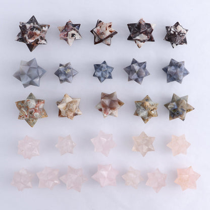 Mixed Stones Stars Set of 27